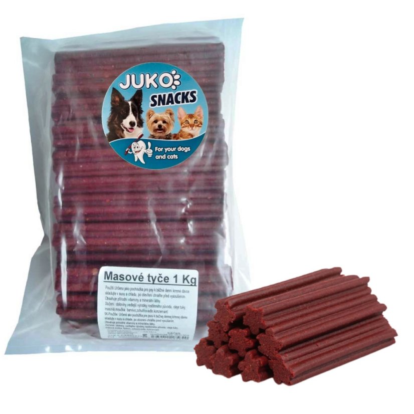 Masové tyče JUKO Snacks 1 kg 