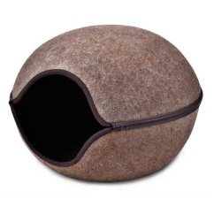 Kukaň pelíšek vchod střed hnědá