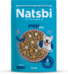 NATSBI DOG Steamed FISH 500g