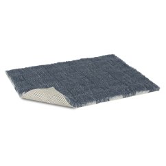 Vetbed protiskluz / Drybed modrošedý skládaný vzor 150 x100 cm, vlas 30 mm