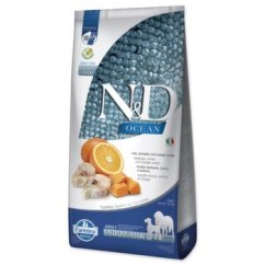Krmivo N&D Dog Ocean Adult Medium & Maxi Codfish, Pumpkin & Orange 12kg
