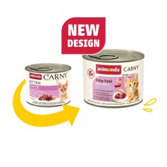 ANIMONDA konzerva CARNY BABY PATÉ hovězí, kuřecí 200g