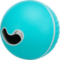 Snack Ball, míček na pamlsky, plast, tyrkysová