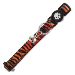 Obojek Active Cat nylon XS tygr 1x19-31cm