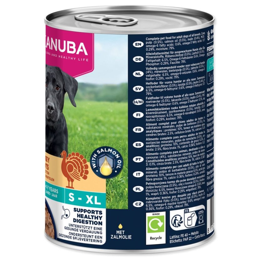 Konzerva EUKANUBA Adult bohatá na krůtí s mrkví 400 g