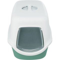 WC VICO kryté s dvířky s potiskem, bez filtru 56 x 40 x 40 cm, zelená/bílá