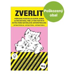ZVERLIT růžový podestýlka super jemná 6 kg - Poškozený obal - SLEVA 9 %