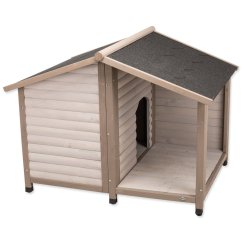 Bouda natura Lodge M–L 130×100×105cm šedá