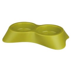 Plastová dvojmiska pro kočku 2 x 0,2 l/9 cm /vhodná k víčku 24433/