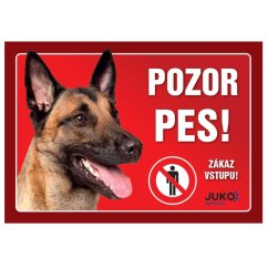 Cedulka Juko BELGICKÝ OVČÁK MALINOIS