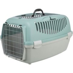 Transportní box CAPRI III Open Top, S: 40x38x61cm (max. 12kg), světle šedá/šalvějová