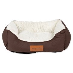 Pelech Scruffs Wilton Box Bed hnědý S 50x40cm