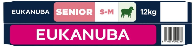 Krmivo EUKANUBA Senior Small and Medium rich in lamb 12kg