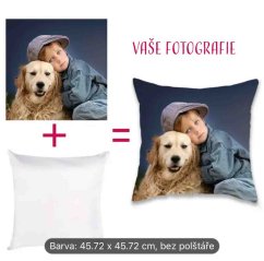 Povlak na polštář s Vaší fotografií