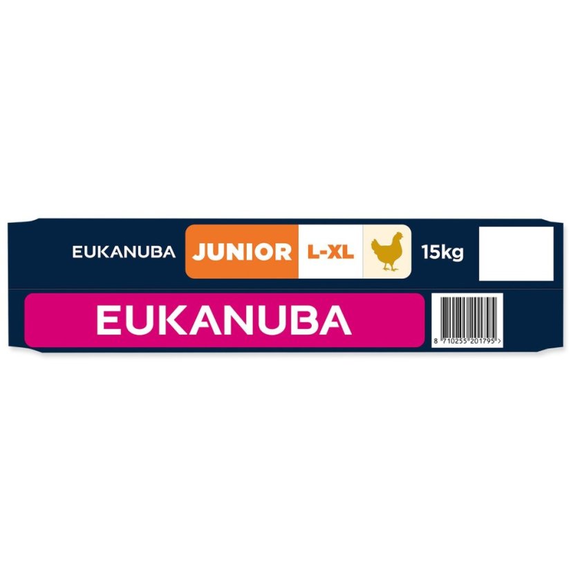 Krmivo EUKANUBA Junior Large rich in fresh chicken 15kg
