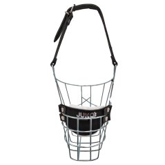 Náhubek zinek/kůže německý ovčák, malamut, čuvač - fena