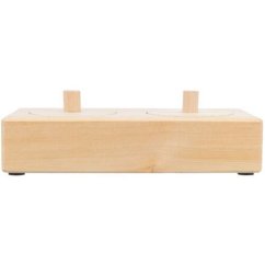 Snack Box - interaktivní hra pro králíčky, 14 x 3 x 7 cm, dřevo