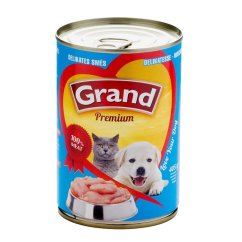 Grand Premium Dog & Cat směs delikates, konzerva 405 g