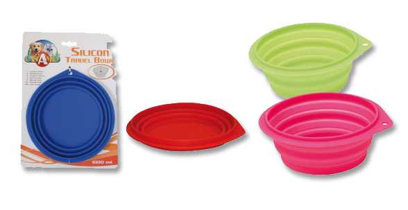 Cestovní miska silikonová skládací Croci 0,5 l 