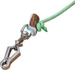 Vypouštěcí vodítko - tenké lano