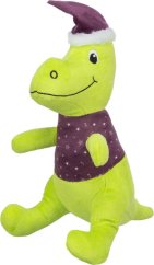 Xmas Dino, vánoční plyšový dinosaurus,  26 cm