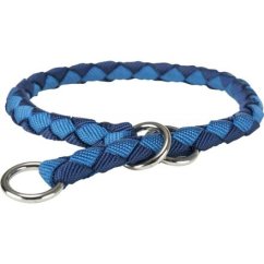 Obojek CAVO kulatý polostahovací - indigo/královská modrá