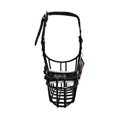 Náhubek černý/kůže kokr, foxteriér, velššpringršpaněl - fena