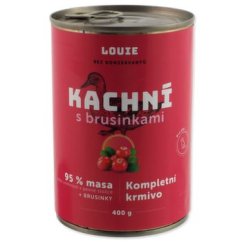 Konzerva LOUIE kachní s brusinkami 400g