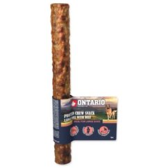 Pochoutka Ontario Protein hovězí, žvýkací rolka velká 25,4cm