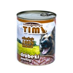 TIM Dog drůbeží, konzerva 800 g