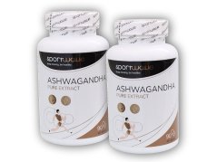 2x Ashwaghanda pure extract 90 kapslí