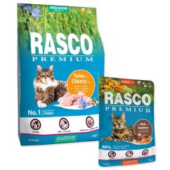 Krmivo Rasco Premium Indoor krůta 2kg + 5 kapsiček ZDARMA