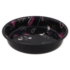 Miska Magic Cat s kočkami černá 13cm, 250ml