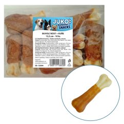 Kost buvolí s kuřecím masem JUKO Snacks 12,5 cm (10 ks)