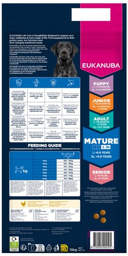 Krmivo EUKANUBA Mature Large rich in fresh chicken 15kg