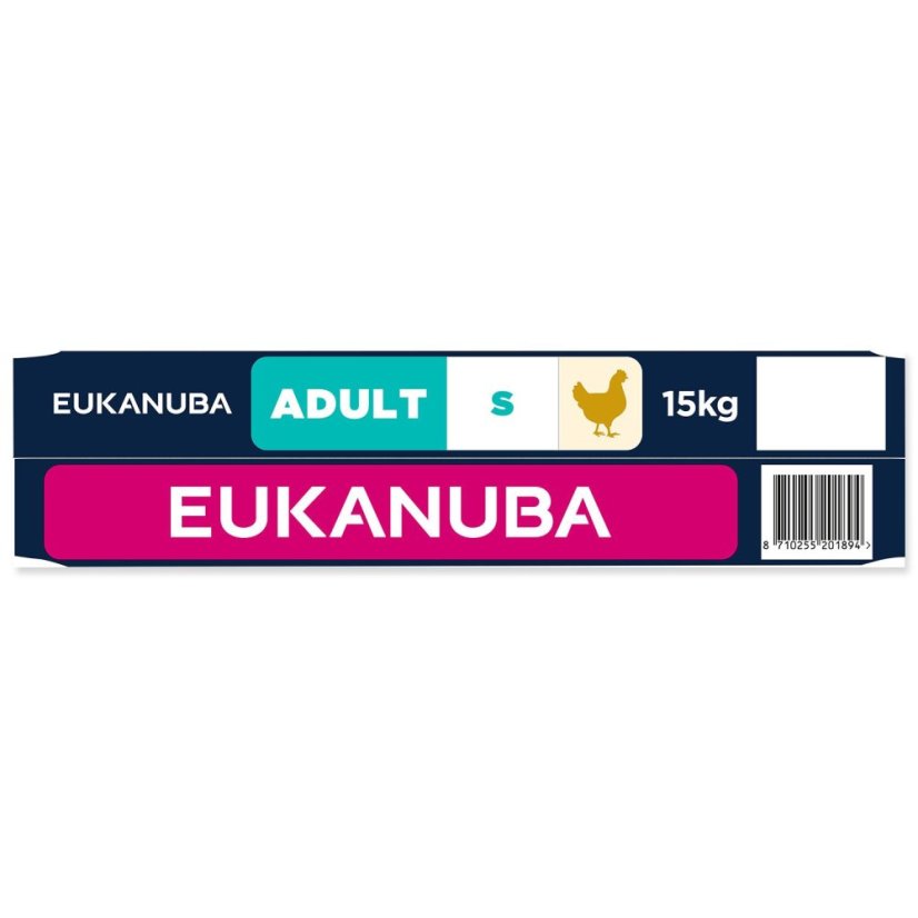 Krmivo EUKANUBA Adult Small rich in fresh chicken 15kg