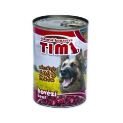 TIM Dog hovězí, konzerva 400 g