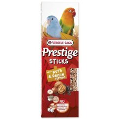 Tyčinky Versele-Laga  Prestige malý papoušek s ořechy a rozinkovou polevou 60g 2ks