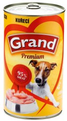 Grand Premium Dog kuřecí, konzerva 1300 g