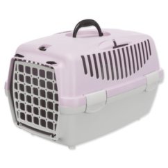 Přepravka Trixie Capri 1 , světle šedá/lila, XS: 32×31×48 cm