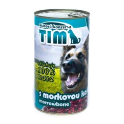TIM Dog s morkovou kostí, konzerva 1200 g