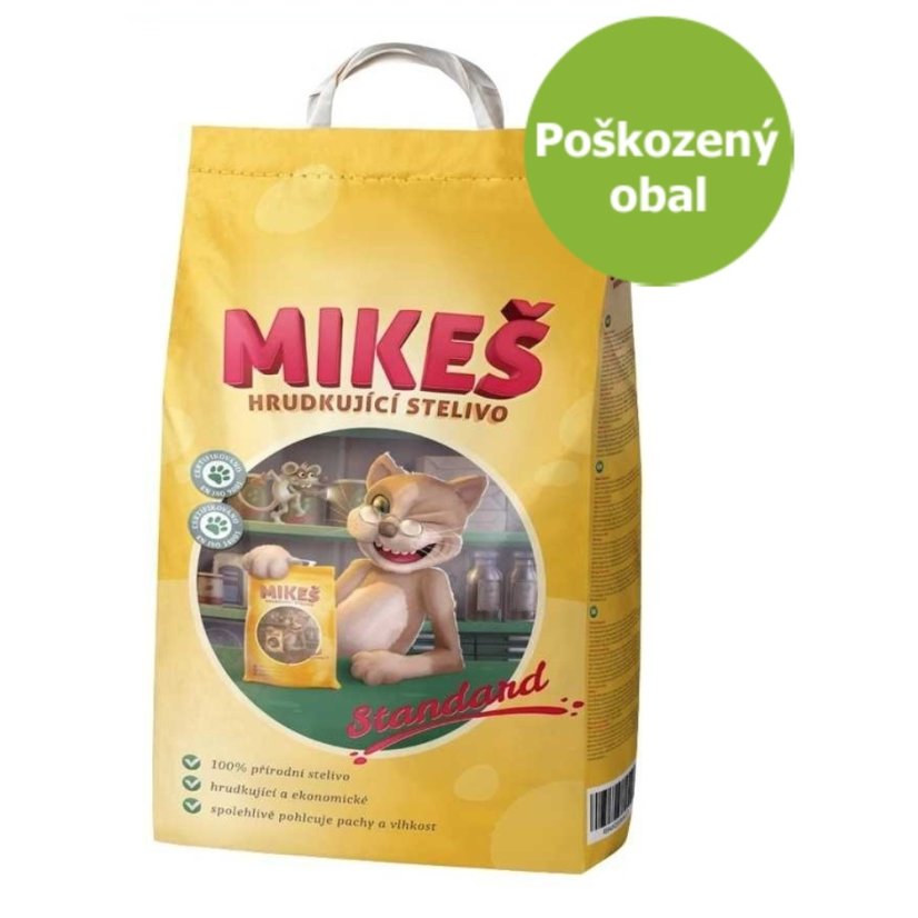 MIKEŠ Standard hrudkující 9,42 kg - Poškozený obal - SLEVA 15 %