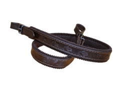 Kožený řemen na zbraň podšitý filcem Zubíček