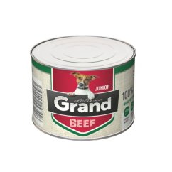 Grand deluxe Dog Junior 100 % hovězí, konzerva 180 g