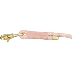Soft Rope prodlužovací kulaté tkané vodítko, růžová/světlerůžová