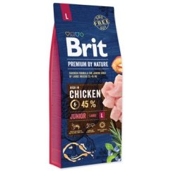 Krmivo Brit Premium by Nature Junior L 15kg