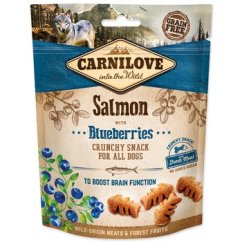 Pochoutka Carnilove Dog Crunchy Snack losos s borůvkami 200g