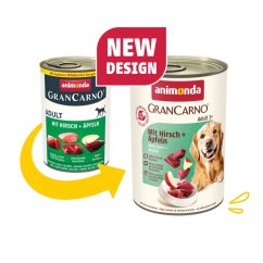 GRANCARNO Adult - s jelením masem a jablky 400 g
