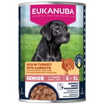 Konzerva EUKANUBA Senior bohatá na krůtí s mrkví 400 g
