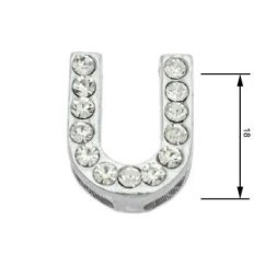 Navlékací písmenka U 18 mm